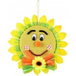 Závěsná plastová slunečnice, zeleno-žlutá, 25 cm – Hledejceny.cz