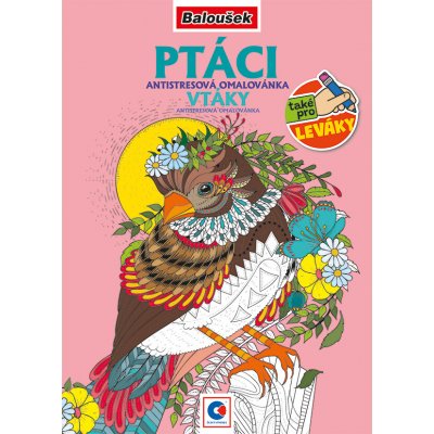 Antistresová omalovánka A5 Ptáci – Hledejceny.cz