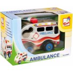 Bino Dřevěné auto ambulance