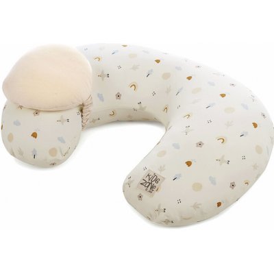 JANÉ polštář ke kojení MildBlue světle béžový se vzorem – Zboží Mobilmania