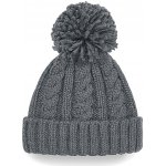 Beechfield Cable Knit Melange beanie světle šedá – Hledejceny.cz