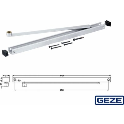 Geze 068221 stříbrná – Zboží Mobilmania