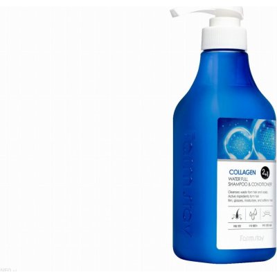 Farmstay Collagen Water Full šampon s kondicionérem 530 ml – Zbozi.Blesk.cz