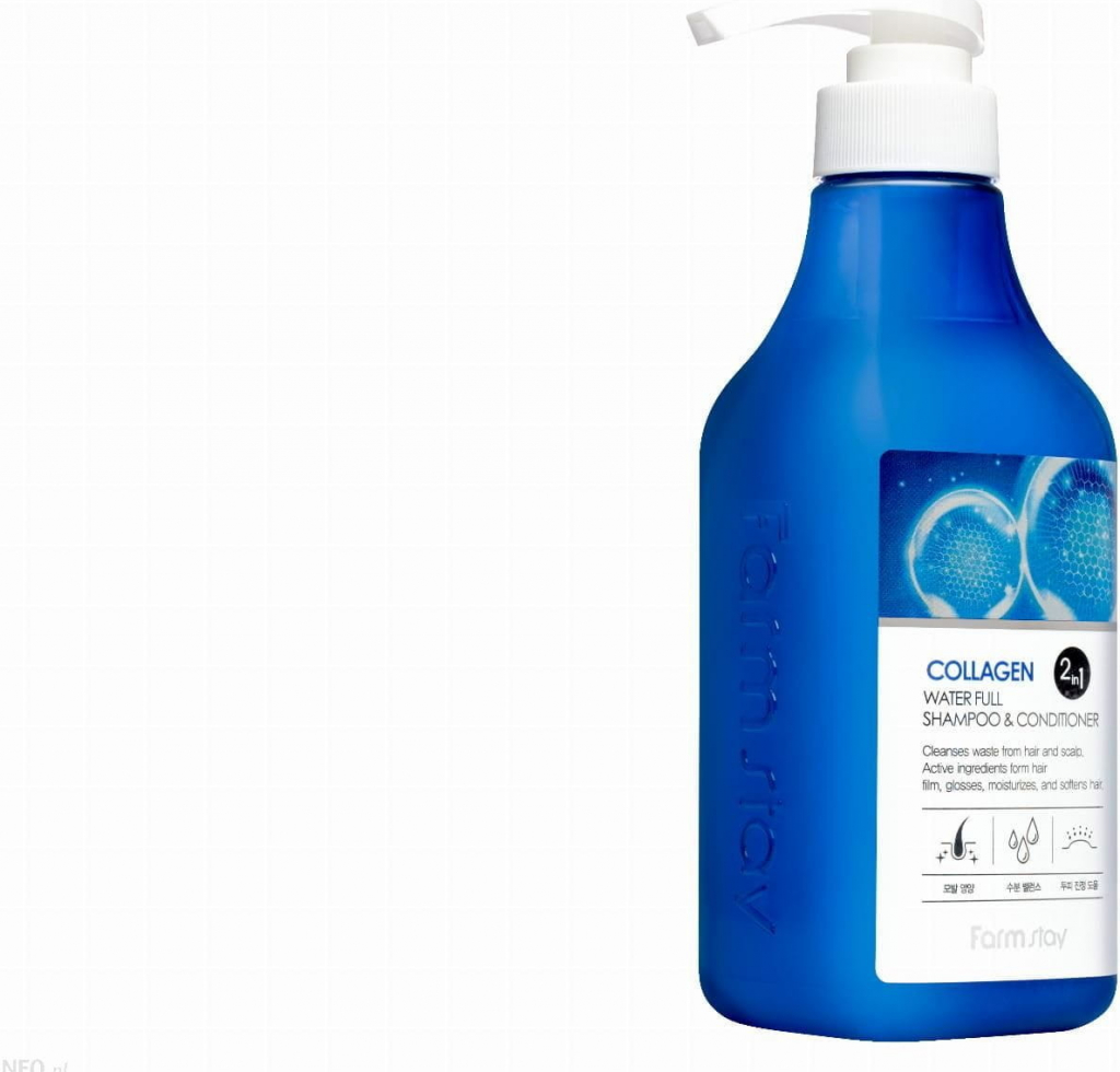 Farmstay Collagen Water Full šampon s kondicionérem 530 ml