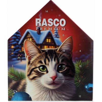 Rasco Adventní kalendář Cat Premium 96 g – Sleviste.cz