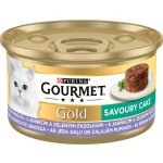 Gourmet Gold Savoury Cake s jehněčím a zelenými fazolkami 12 x 85 g – Hledejceny.cz