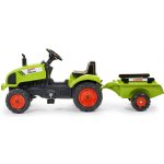 FALK Šliapací traktor 2040B Claas Arion 410 s vlečkou – Zbozi.Blesk.cz