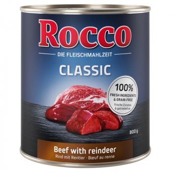 Rocco Classic Mix hovězí se sobím masem 24 x 0,8 kg