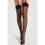 Fiore Punčochy na podvazkový pás Lola 20 DEN Černá – Zboží Mobilmania