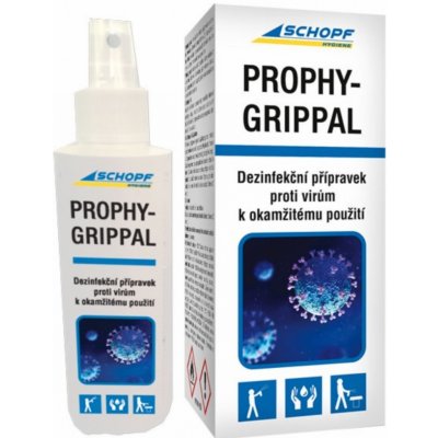 Schopf Hygiene Prophy-Grippal dezinfekční přípravek proti virům v ovzduší v místnostech a na površích, na roušky 100 ml – Zbozi.Blesk.cz