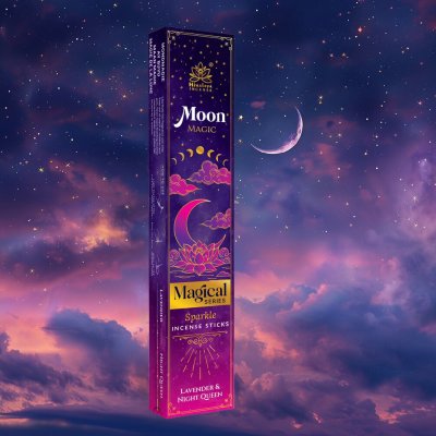 Himalaya Incense Vonné tyčinky Magical KOUZELNÝ MĚSÍC levandule a královna noci 20 g – Hledejceny.cz