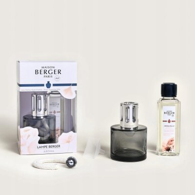 Maison Berger Paris Dárková sada katalytická lampa Aroma Relax šedá + náplň Sladký Orient 250 ml – Sleviste.cz