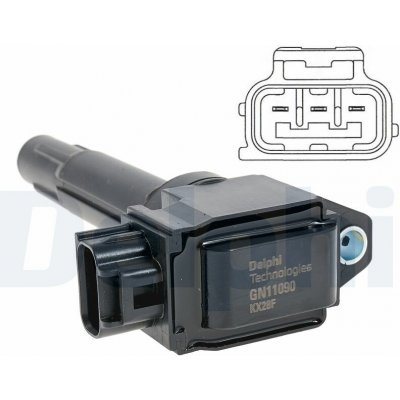 Zapalovací cívka DELPHI GN11090-12B1 (GN1109012B1) – Hledejceny.cz