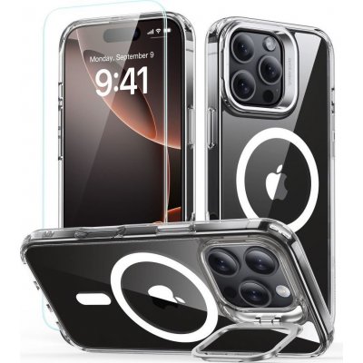 ESR Classic Hybrid KickStand HaloLock SET iPhone 16 Pro: Clear – Hledejceny.cz