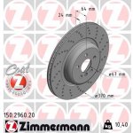 Brzdový kotouč ZIMMERMANN 150.2960.20