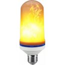 TopLux LED žárovka FLAME 3W teplá bílá s efektem plamenu E27