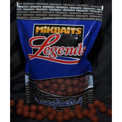 Mikbaits boilies Krvavý Huňáček Jahoda exclusive 1kg 20mm – Hledejceny.cz