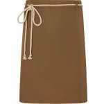 Karlowsky Elegantní keprová zástěra nad kolena ve svěžím stylu skořicová Pantone 2321C 90x55cm KY057 – Hledejceny.cz