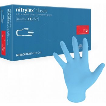 Mercator Medical Nitrylex Classic bílé 100 ks