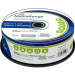 MediaRange DVD-R 4,7GB 16x, printable, spindle, 25ks (MR407) – Zboží Živě