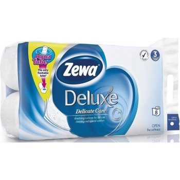 Zewa Deluxe Pure White 3-vrstvý 8 ks