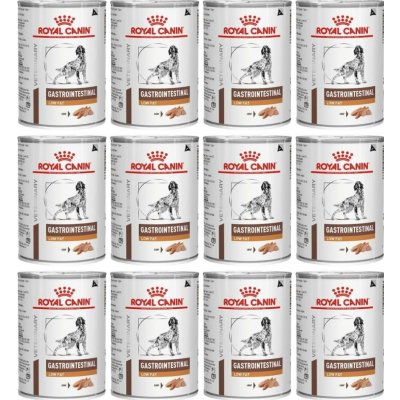 Royal Canin Veterinary Diet Adult Dog Gastrointestinal Low Fat 12 x 420 g – Sleviste.cz
