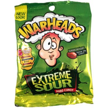 Warheads Extreme Sour Hard Candy 28 g