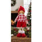 MagicHome Dekorace Vánoce Chlapeček v kárované košili 32 cm – Hledejceny.cz