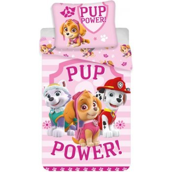 Jerry Fabrics Povlečení Paw Patrol Power PP122 Bavlna 140x200 70x90