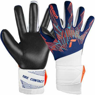 Reusch Pure Contact Silver JR modrá/oranžová/černá – Zboží Mobilmania