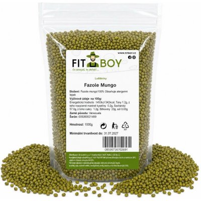Fitboy Fazole Mungo 1 kg – Hledejceny.cz
