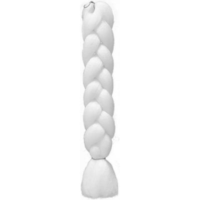 Soulima Vlasy Kanelové syntetické Copánky ombre Barva: Bílá – Zboží Dáma