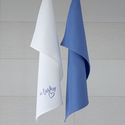 Veba RUMBA Z lásky 46x70 cm 2 ks modrá – Zboží Mobilmania