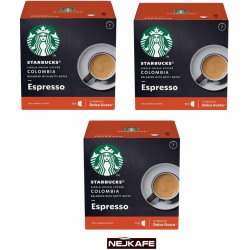 STARBUCKS NESCAFE Dolce Gusto COLOMBIA Espresso 3 x 12 kapslí