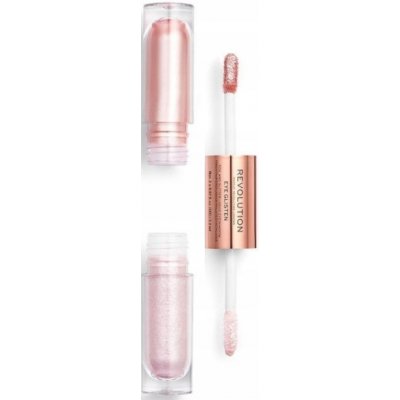 Makeup Revolution Eye Glisten tekuté oční stíny odstín Adored By You 2 x 2,2 ml – Zbozi.Blesk.cz