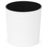 Lamela květináč MALWA DLUTO vroubek 250 bílý – Sleviste.cz