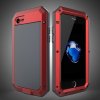 Pouzdro a kryt na mobilní telefon Apple Pouzdro SES EXTRÉMNĚ odolné hliníkovo-silikonové Apple iPhone 8 - červené