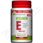 Bio Pharma Vitamín E Forte 400 I.U.30+30 tobolek – Hledejceny.cz