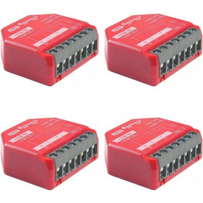 Shelly 1PM Gen4 4ks balení spínací modul s měřením spotřeby 1x 16A (WiFi, Bluetooth, Zigbee, Matter) SHELLY-1PM-GEN4-4-PACK – Sleviste.cz