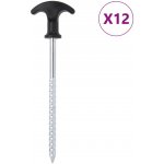 shumee Stanové kolíky 17 cm Ø 7 mm pozinkovaná ocel 12 ks – Zboží Mobilmania