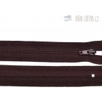 Zip spirálový 3mm nedělitelný 50cm tmavě hnědá – Zboží Mobilmania