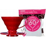 Hario Dripper V60-01 Plastic Red – Zboží Dáma
