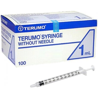 Terumo tuberkulinové stříkačky bez jehly 1 ml 100 ks – Hledejceny.cz