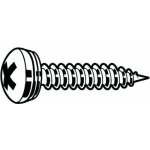 Samořezný šroub Phillips (H) s křížovou drážkou Ocel Pozinkované ST4,8X25MM – Hledejceny.cz