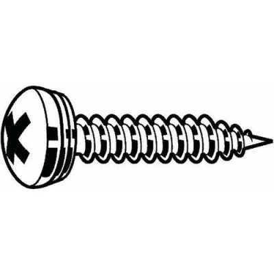 Samořezný šroub Phillips (H) s křížovou drážkou Ocel Pozinkované ST4,8X25MM – Hledejceny.cz