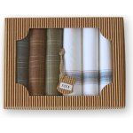 ETEX Pánské látkové kapesníky v dárkové krabičce M4 - 6 kusů – Zboží Mobilmania