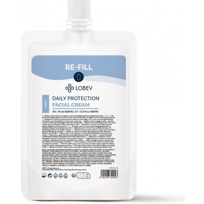 LOBEY® Classic Náhradní náplň Denní ochranný pleťový krém 50 ml + 10 ml GRATIS – Hledejceny.cz