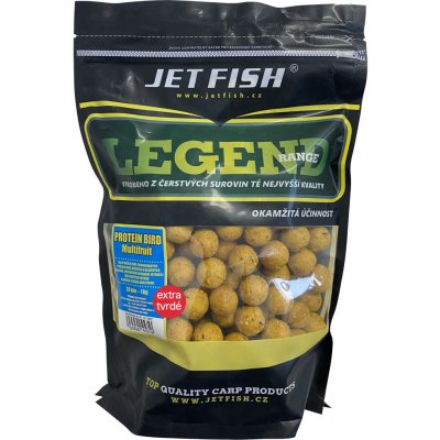 Jet Fish Extra Tvrdé Boilies Legend Range Protein Bird Multifruit 250g 20mm