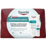 Eucerin DermoPure Clinical Correcting Cleanser exfoliační čisticí gel na obličej a tělo 150 ml + Eucerin DermoPure Clinical Triple Action fluid proti nedokonalostem aknózní pleti 40 ml – Zboží Dáma