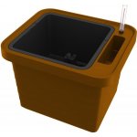 Samozavlažovací truhlík Berberis UNO 40x40x35 cm terakota – Zboží Dáma